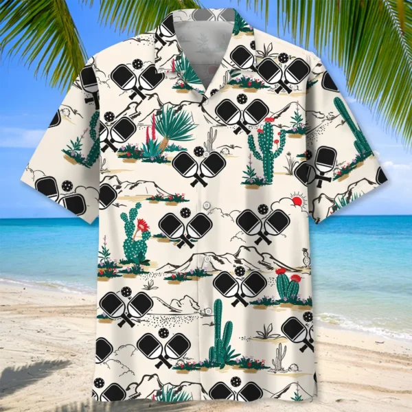 Pickleball – Chemise hawaïenne désert – Image 2