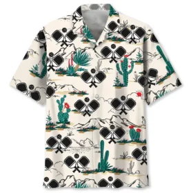 Pickleball – Chemise hawaïenne désert