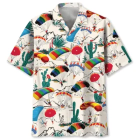Parachutisme – Chemise hawaïenne désert