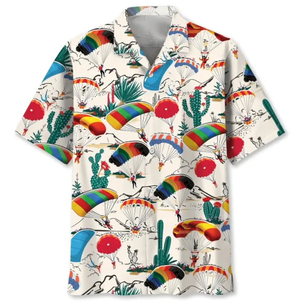 Parachutisme – Chemise hawaïenne désert