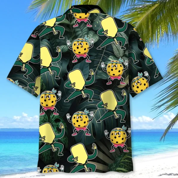 Pickleball – Chemise hawaïenne pickleball dansant drôle – Image 2