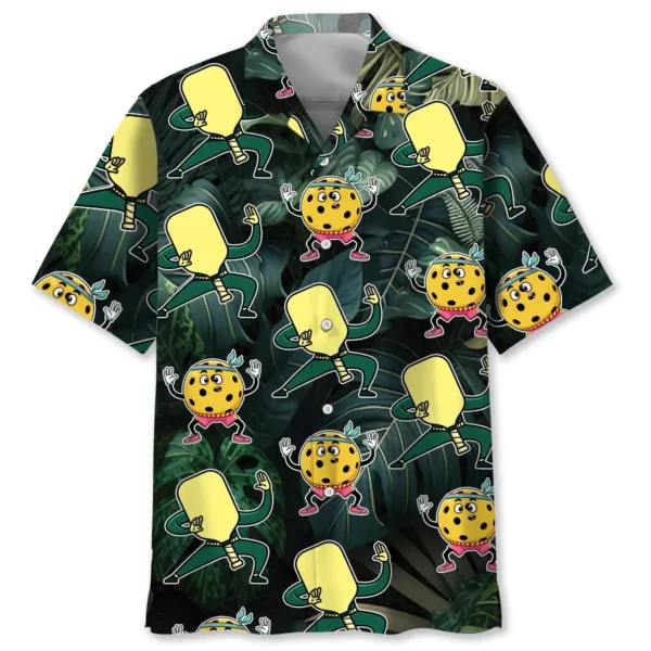 Pickleball – Chemise hawaïenne pickleball dansant drôle