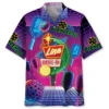 Pickleball – Chemise hawaïenne rétro néon amusante