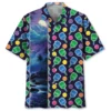 Pickleball – Chemise hawaïenne multicolore