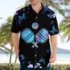 Pickleball – Chemise hawaïenne fleurie nature