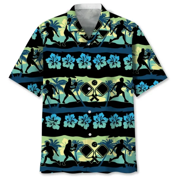 Pickleball – Chemise hawaïenne plage nature