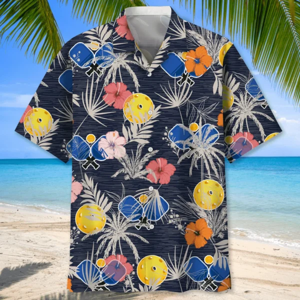 Pickleball – Chemise hawaïenne nature – Image 2