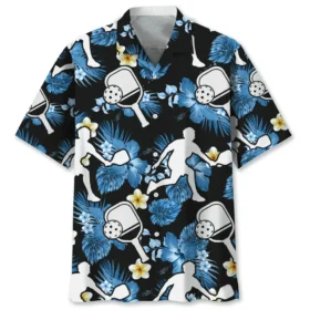Pickleball – Chemise hawaïenne nature