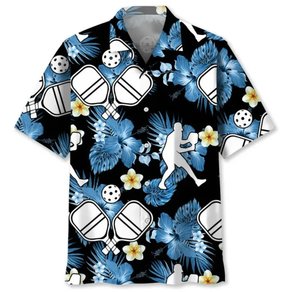 Pickleball – Chemise hawaïenne nature