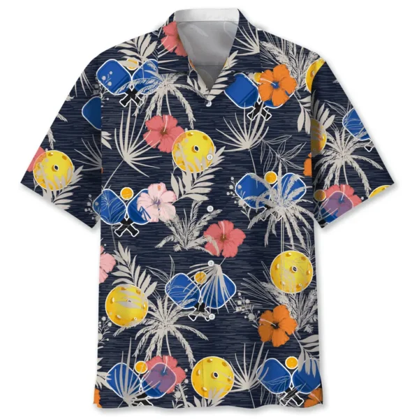 Pickleball – Chemise hawaïenne nature