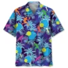 Pickleball – Chemise hawaïenne tropicale