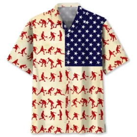 Pickleball – Chemise hawaïenne USA