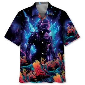 Plongée – Chemise hawaïenne artistique
