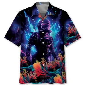 Plongée – Chemise hawaïenne artistique