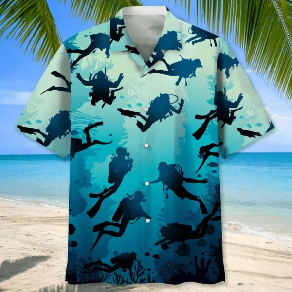 Plongée – Chemise hawaïenne plage – Image 2