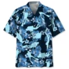Plongée – Chemise hawaïenne nature bleue