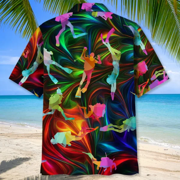 Plongée – Chemise hawaïenne colorée – Image 2