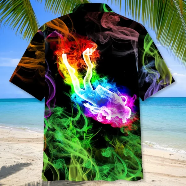 Plongée – Chemise hawaïenne multicolore – Image 2