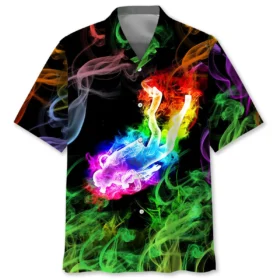 Plongée – Chemise hawaïenne multicolore