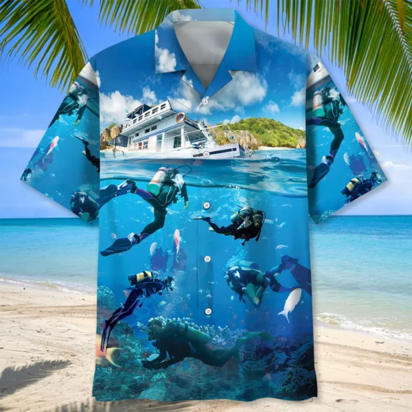 Plongée – Chemise hawaïenne croisière – Image 2