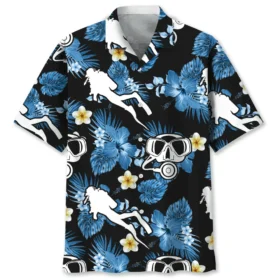 Plongée – Chemise hawaïenne nature