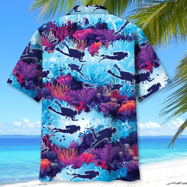 Plongée – Chemise hawaïenne explorateur récif – Image 2