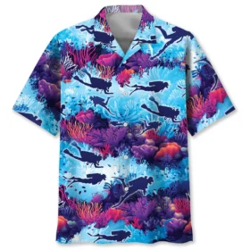 Plongée – Chemise hawaïenne explorateur récif