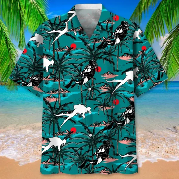 Plongée – Chemise hawaïenne vintage – Image 2