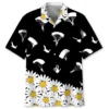 Parachutisme – Chemise hawaïenne marguerite