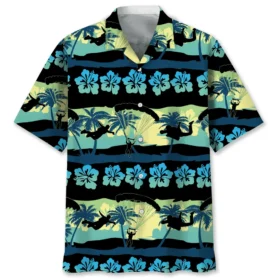 Parachutisme – Chemise hawaïenne plage nature