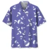 Parachutisme – Chemise hawaïenne violette