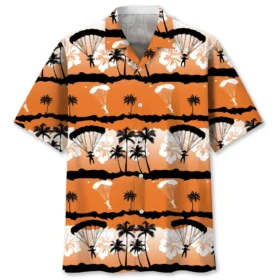 Parachutisme – Chemise hawaïenne coucher de soleil