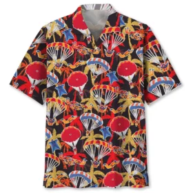 Parachutisme – Chemise hawaïenne tropicale