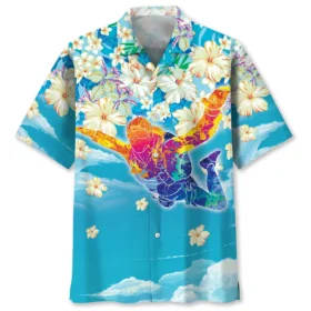 Parachutisme – Chemise hawaïenne tropicale