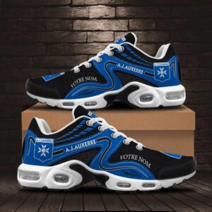 Chaussures Air Max Plus AJ Auxerre Édition spéciale avec nom personnalisé