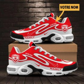 Chaussures Air Max Plus AS Nancy Lorraine Édition Limitée avec nom personnalisé