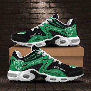 Chaussures Air Max Plus AS Saint-Étienne Édition spéciale avec nom personnalisé
