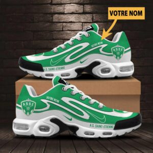 Chaussures Air Max Plus AS Saint-Étienne Édition Limitée avec nom personnalisé
