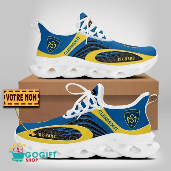 Chaussures Max Soul ASM Clermont Auvergne Édition spéciale avec nom personnalisé – Image 2