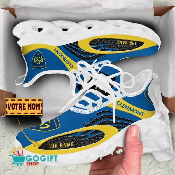 Chaussures Max Soul ASM Clermont Auvergne Édition spéciale avec nom personnalisé – Image 3