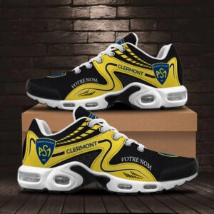 Chaussures Air Max Plus ASM Clermont Auvergne Édition spéciale avec nom personnalisé