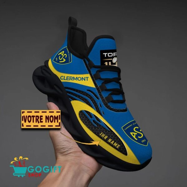 Chaussures Max Soul ASM Clermont Auvergne Édition spéciale avec nom personnalisé – Image 4