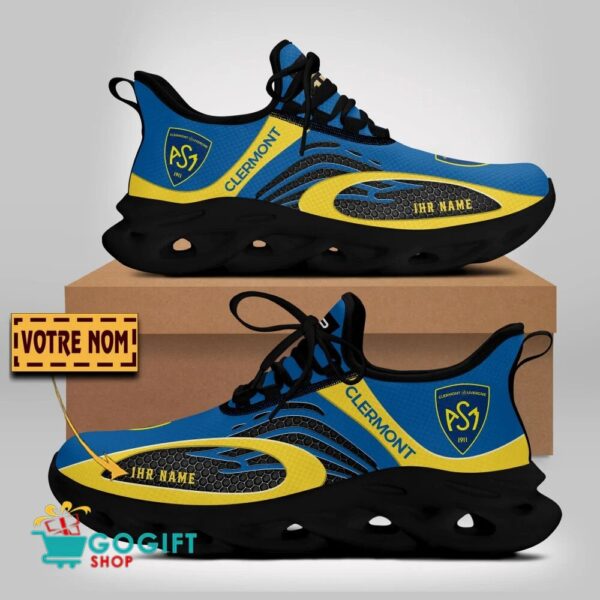 Chaussures Max Soul ASM Clermont Auvergne Édition spéciale avec nom personnalisé – Image 5