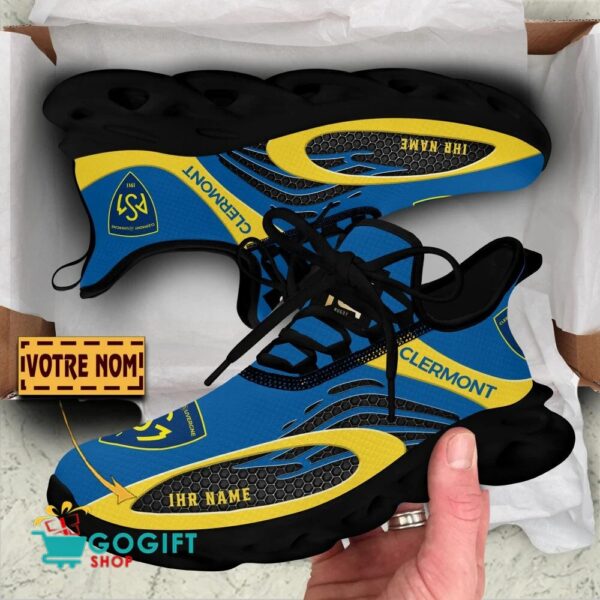 Chaussures Max Soul ASM Clermont Auvergne Édition spéciale avec nom personnalisé – Image 6