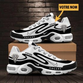 Chaussures Air Max Plus Angers SCO Édition Limitée avec nom personnalisé