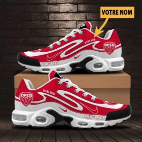 Chaussures Air Max Plus Dijon FCO Édition Limitée avec nom personnalisé