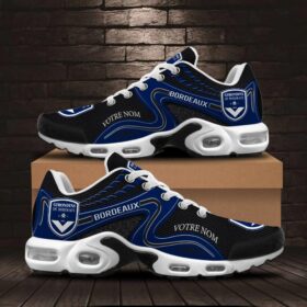 Chaussures Air Max Plus FC Girondins de Bordeaux Édition spéciale avec nom personnalisé