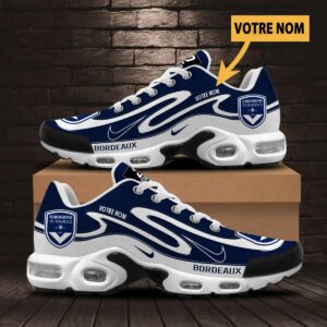 Chaussures Air Max Plus FC Girondins de Bordeaux Édition Limitée avec nom personnalisé