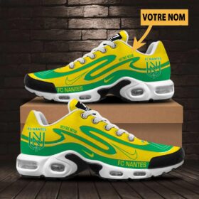 Chaussures Air Max Plus FC Nantes Édition Limitée avec nom personnalisé