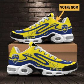 Chaussures Air Max Plus FC Sochaux-Montbéliard Édition Limitée avec nom personnalisé